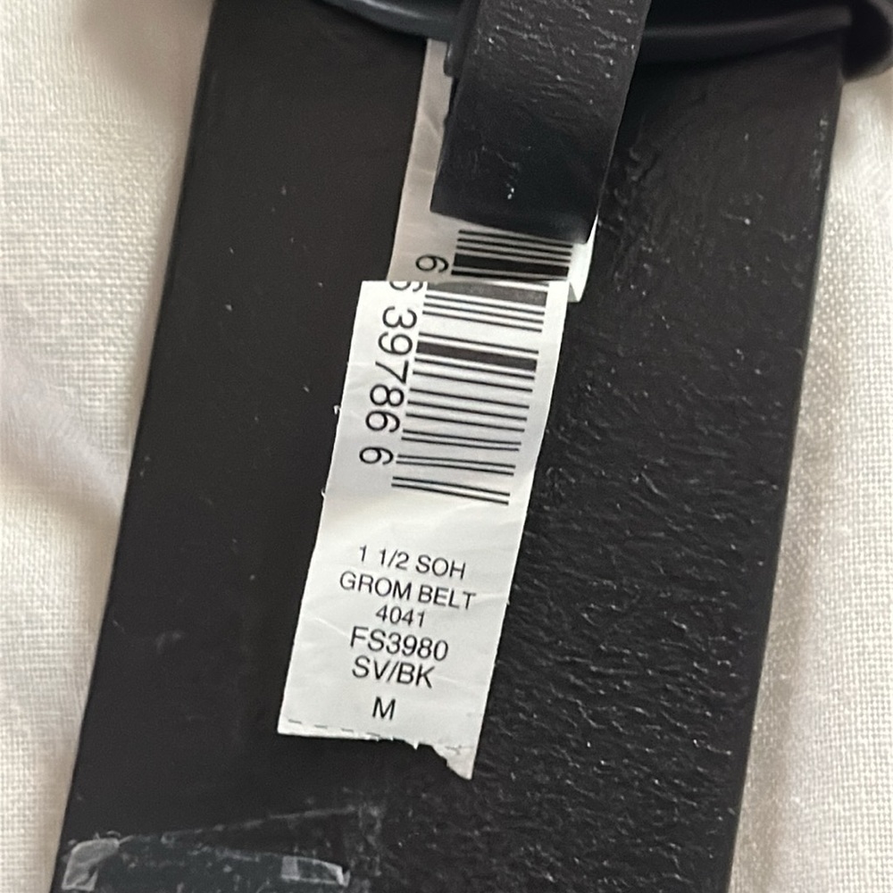 Coach Black Belt with Silver Accents - Picture 4 of 7